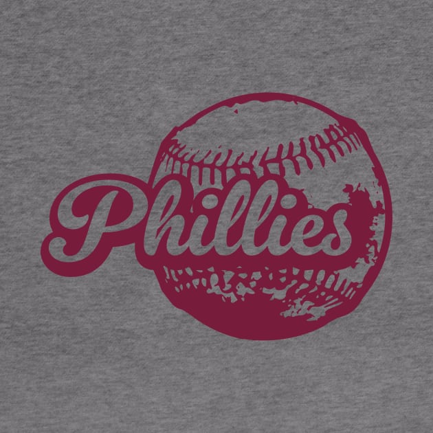 Phillies Baseball by Throwzack